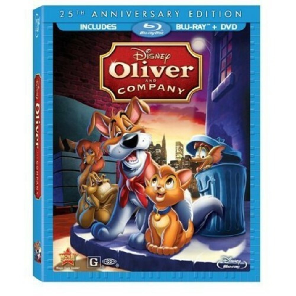 Oliver & Company: 25th Anniversary Edition (Blu-ray/ DVD Combo Pack) - GOOD